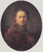 Rembrandt, Self-portrait.